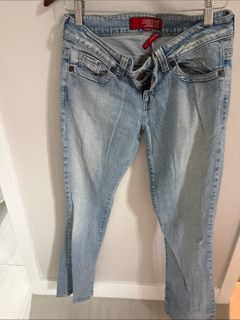 Guess Light Wash Boot Cut Denim Jeans